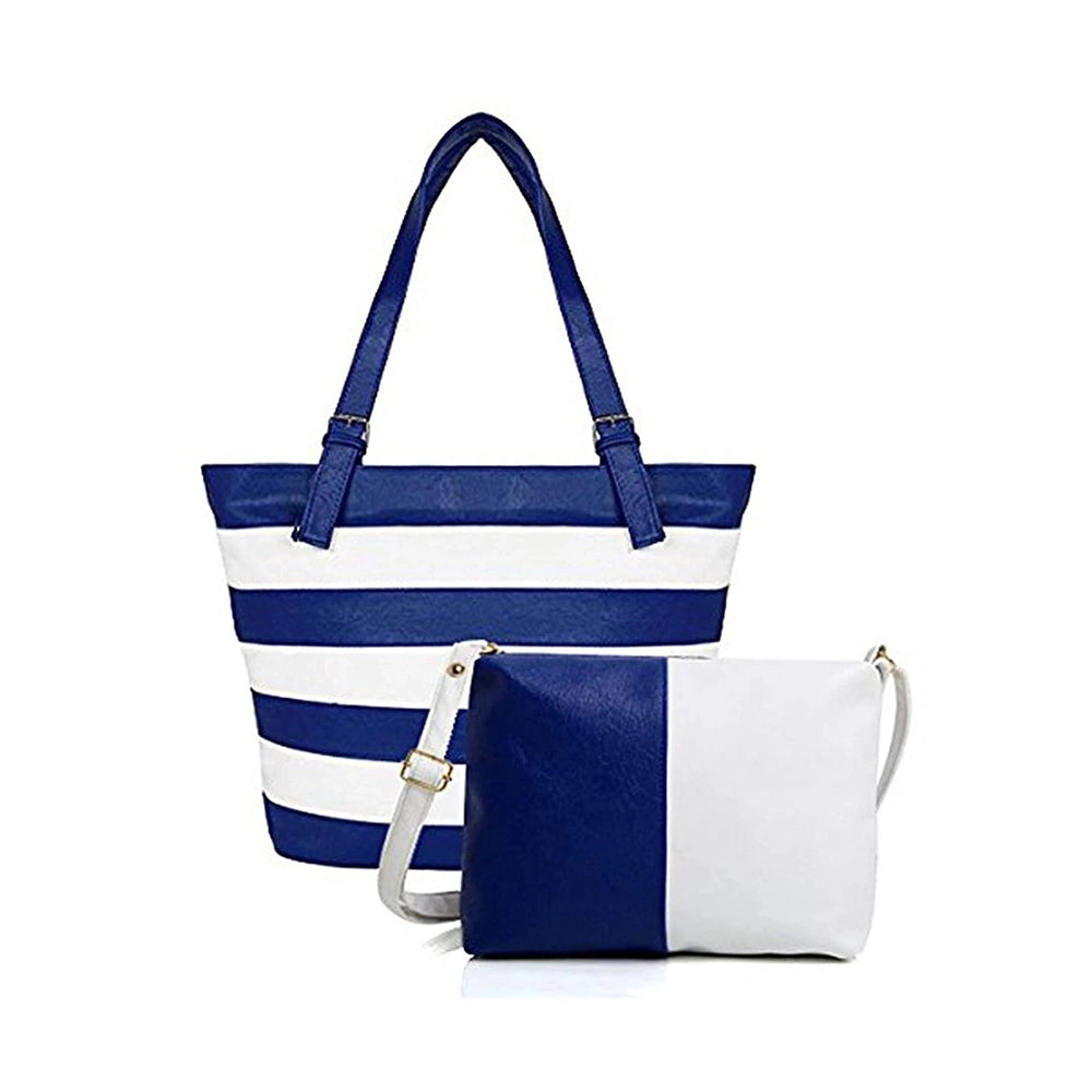 Levi'c Enterprises Women's Stylish Navy Blue HandBag